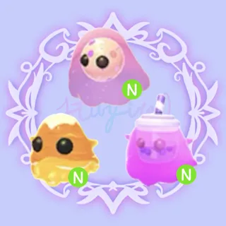 Neon Bubblegeist, Bobageist, Caramelgeist