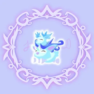 Winter Deer Family Sticker