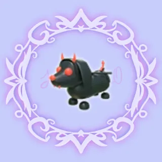 Halloween Evil Dachshund 