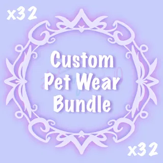 Custom Pet Wear/Toy/Vehicle Bundle x32
