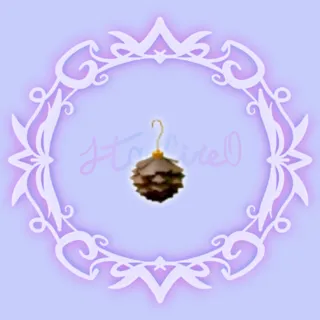 Eco Brown Pinecone Earrings