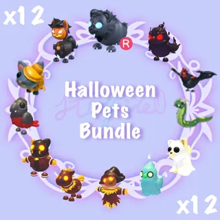 Halloween Pets Bundle x12 - Adopt Me