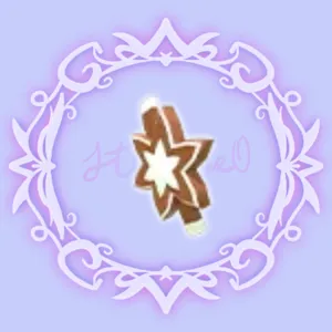 Gingerbread Star Eye Patch