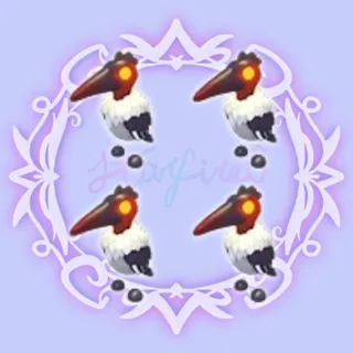 Marabou Stork x4