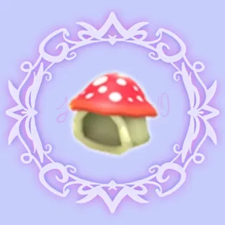 Eco Red Mushroom Hood