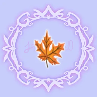 Eco Orange Maple Headpiece 