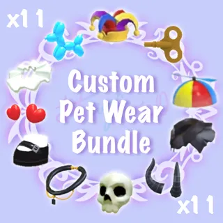 Custom Pet Wear Bundle x11