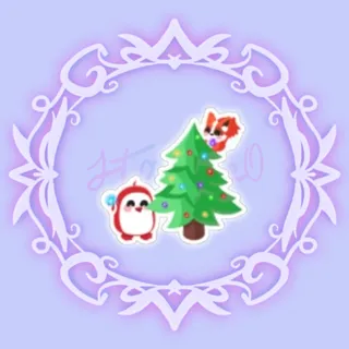 Tree Decorating Animated Sticker