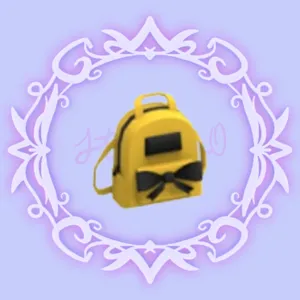 Yellow Designer Backpack