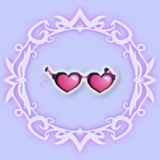 Pink Heart Glasses