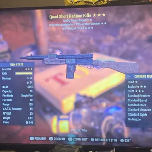 Quad Radium Rifle QE 15