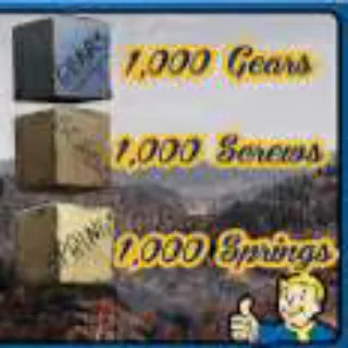 1K SCREWS SPRINGS GEARS