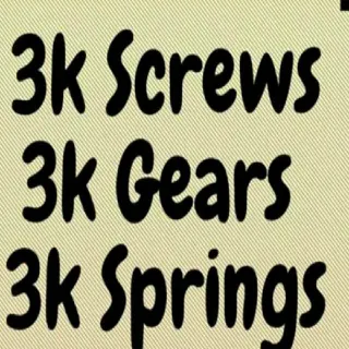 3K SCREWS SPRINGS GEARS