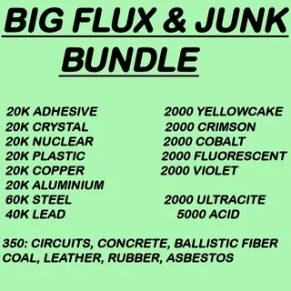 2K EACH FLUX JUNK BUNDLE