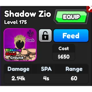 shadow dio / shadow zio