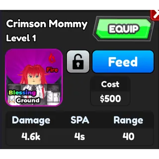 rias / crimson mommy
