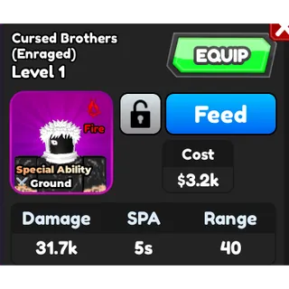 Cursed Brothers enraged / yuji