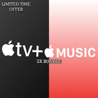 APPLE TV+ / APPLE MUSIC 3 MONTHS BUNDLE 🔑 INSTANT DELIVERY