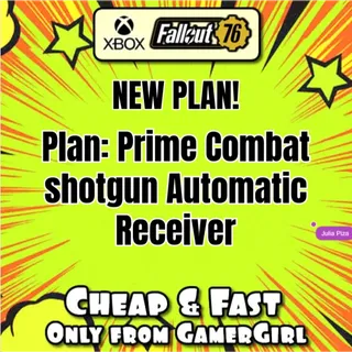 NEW Plan: Prime Combat shotgun Automatic Receiver XBOX