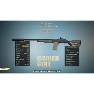 The Fixer QUAD - EXPLOSIVE - VATS OPTIMIZED GOD ROLL UNBRAKABLE PAIR (2 RIFLES)