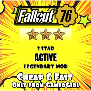 50x ACTIVE Legendary mods - NEW 3 STAR - XBOX