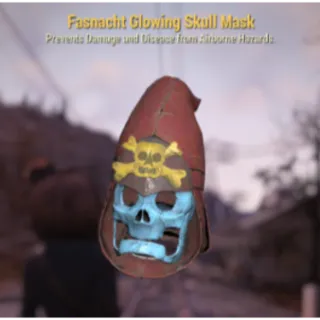 2025 Fasnacht Glowing Skull Mask XBOX