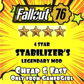 x5  STABILIZER'S 4 STAR LEGENDARY MOD PC