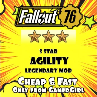 5X AGILITY 3 STAR LEGENDARY MOD PC