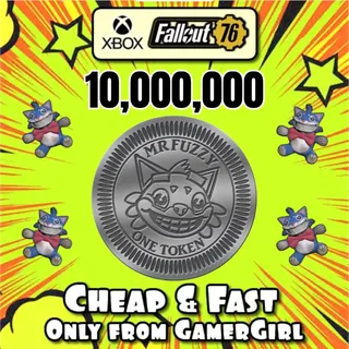 10,000,000 MILLION MR FUZZY TOKENS - XBOX