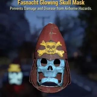 2025 Fasnacht Glowing Skull Mask XBOX