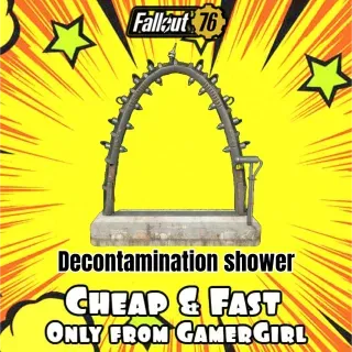 Plan Decontamination Shower - Use this Shower to take off rads fast. XBOX