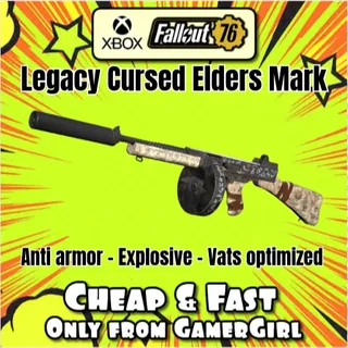 LEGACY Cursed Elder's mark - META 35% Extra Damage ANTI ARMOR - EXPLOSIVE - VATS OPTIMIZED