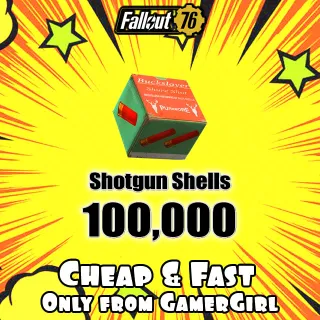 100,000 shotgun shells ammo