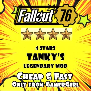 set of 5 Tanky's 4 star Legendary Mod