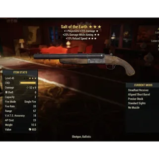 Salt of the Earth – Legacy Shotgun (Xbox)