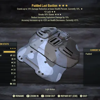 NEW Padded Last Bastion armor XBOX