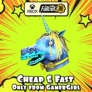 Fashnacht GLOWING UNICORN MASK RARE    XBOX