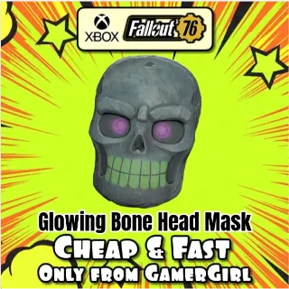 NEW Fastnacht GLOWING BONE HEAD MASK  -  XBOX