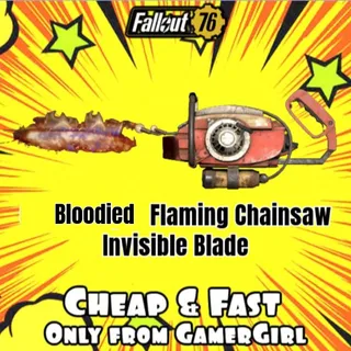Legacy Bloodied Invisible Flaming Chainsaw - XBOX