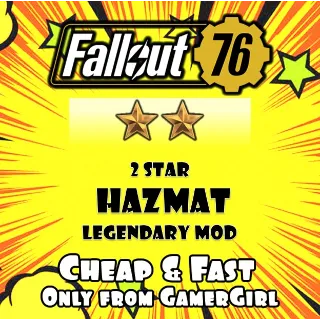 set of 5 Hazmat 2 Star Legendary Mod