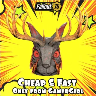 2025 Fasnacht Glowing Jackalope Mask - XBOX  -  GAMERGIRL'S FAVORITE!