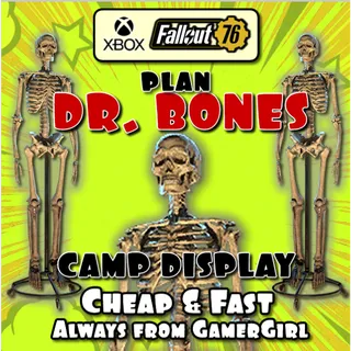 Plan Dr Bones - camp display -  XBOX