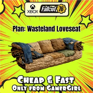 NEW Plan: Wasteland Loveseat - XBOX