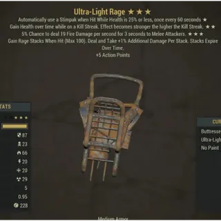 Sturdy Ultra Light Rage Armor ⭐⭐⭐new Armor