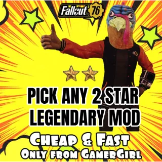 PICK ANY 2 star Legendary Mod SET OF X5