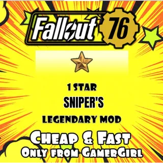 10 SNIPERS Legendary mods - NEW 1 STAR - XBOX