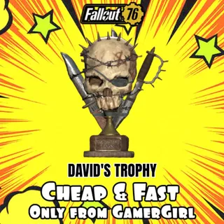  David's Trophy RARE Displayable Misc - XBOX