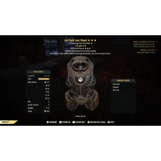 New Jet Pack Last Stand armor XBOX