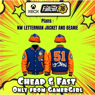 2 Plans: NW LETTERMAN JACKET AND NW BEANIE - XBOX