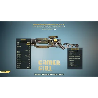 LEGACY Nuclear Winter Laser Invalid * Bloodied - Explosive - Vats optimized 